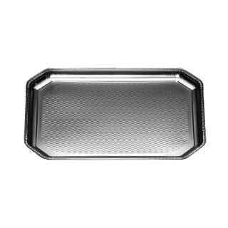 50 Catering-Platte eckig ALU 37,5 x 28 cm